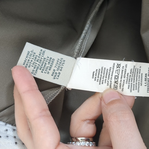 L.L. Bean Women's Trail Skort Adjustable Waist Band Taupe Lightweight Size 20 - Picture 12 of 15